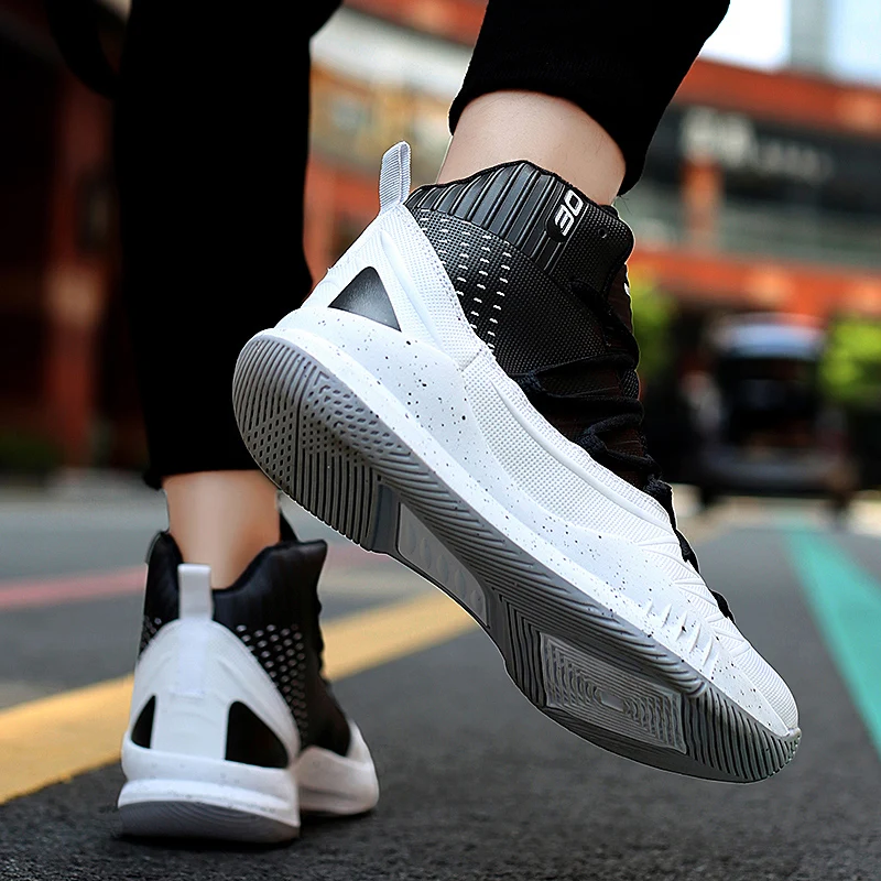 High Quality Basketball Shoes Men Sneakers Boys Basket Shoes Autumn High Top Anti-slip Outdoor Sports Shoes Trainer Women Summer