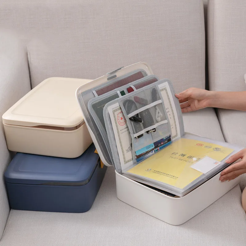 Larger Capacity Briefcase Office Multilayer Documents Storage Bag Woman Travel Business Material Organize Pouch Accessories Item