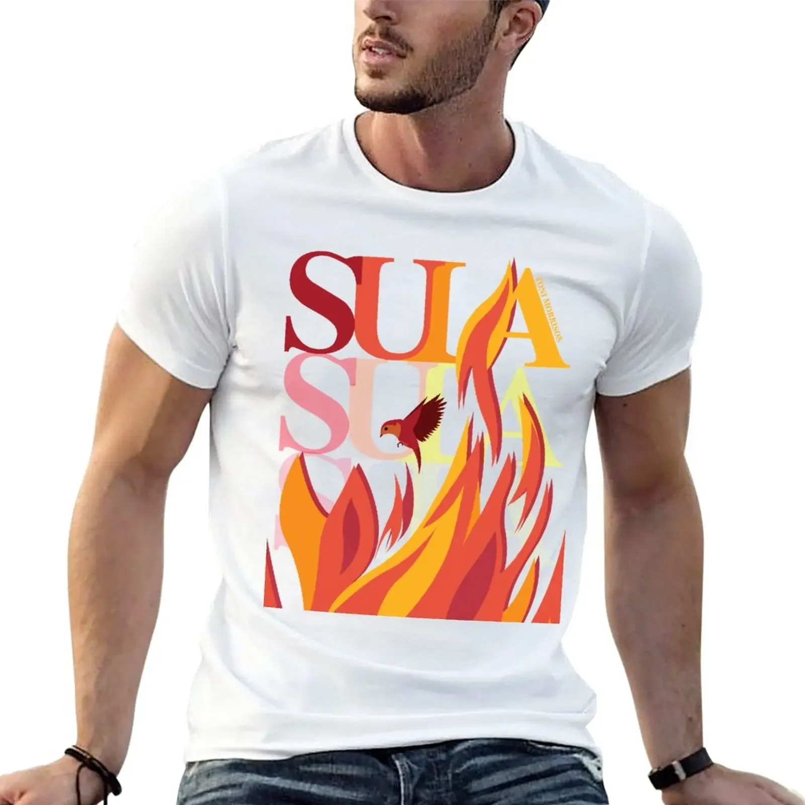 Новая футболка с минималистичным книжным искусством Toni Morrison Sula белые футболки