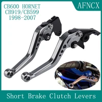 fits for honda cb919cb599cb600 hornet 1998 2007 motorcycle accessories adjustable short brake clutch levers