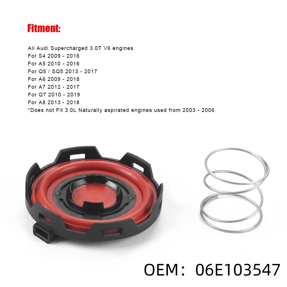 

3.0T PCV клапан Маслосепаратор комплект для ремонта AUDI 3.0 B8 B8.5 S4 A6 Q5 06E 103547