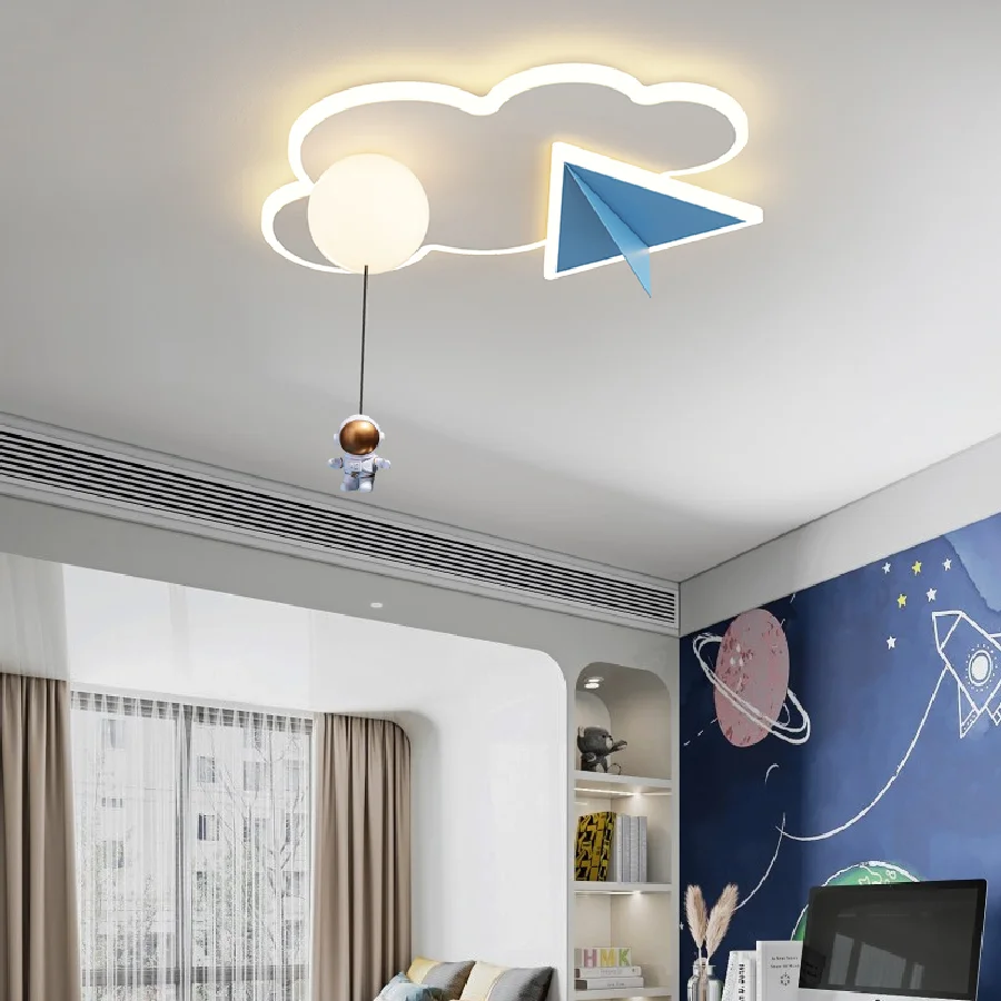 

Cartoon Modern Simple LED Ceiling Light Creative Cloud Surface Mount Panel Lamp For Bedroom Children Room Indoor Home Decoration