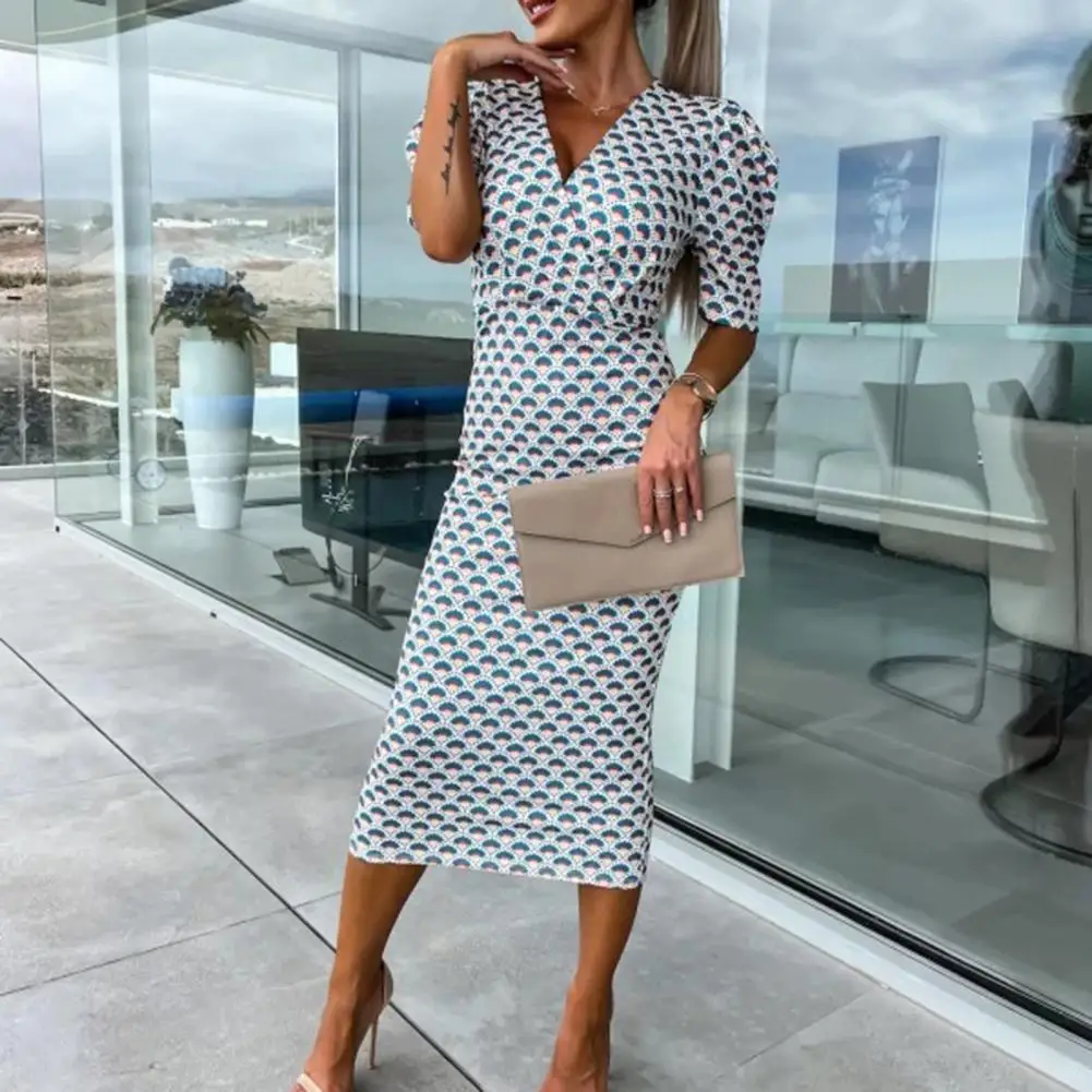 

Long Dress Printing Design Summer Dress Summer Female Casual Beach Dress