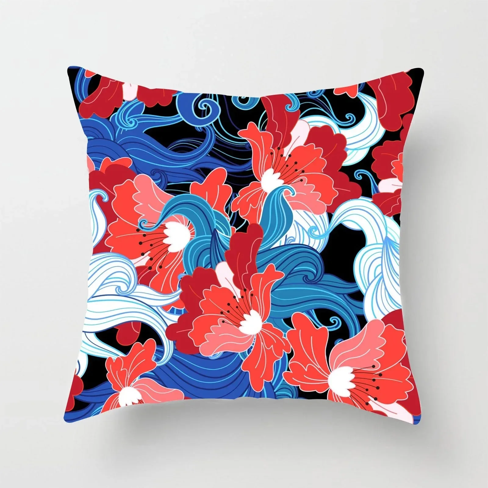 Abstract Colorful Pattern Decorative Pillow Cover Car Sofa Square Cushion