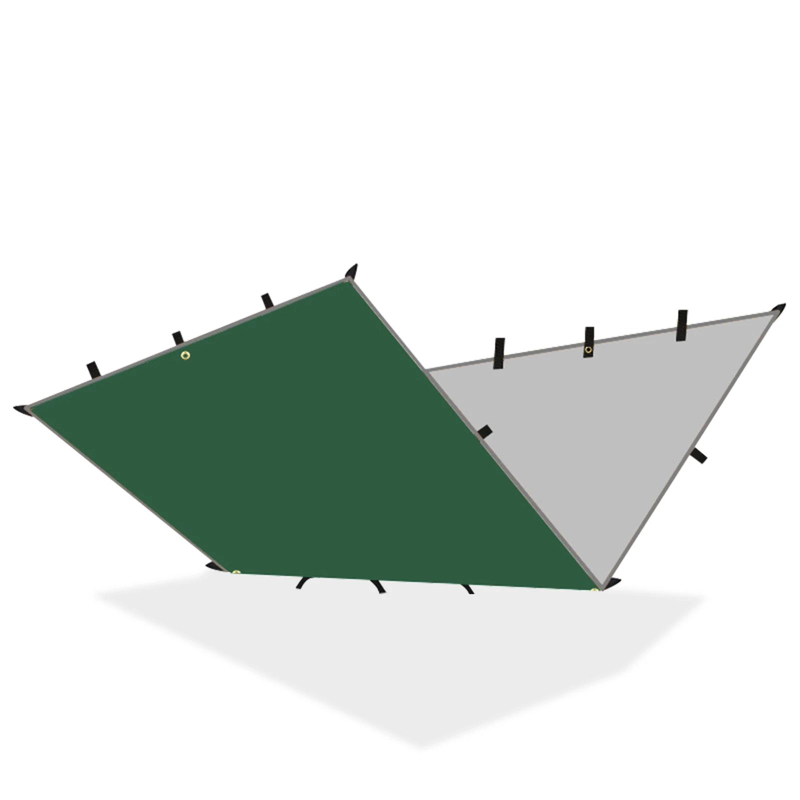 

Waterproof Hammock Rain Fly Hammock Tent Tarp UV Protection Waterproof Rain Fly Cover Tent Backpacking Tarp Camping Shelter