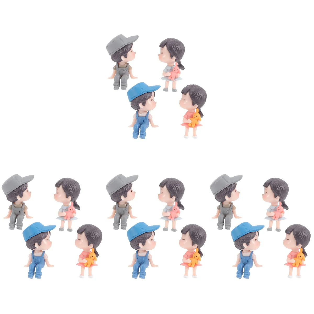 

8 Couple Figurine Couple Statue Valentines Day Gift Car Decoration