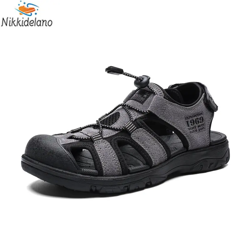 

Men Sandals Summer 2023 New Large Size Men Sandals Fashion Sandals For Men Casual Sandals Outdoor Non-slip Beach Water Slippers