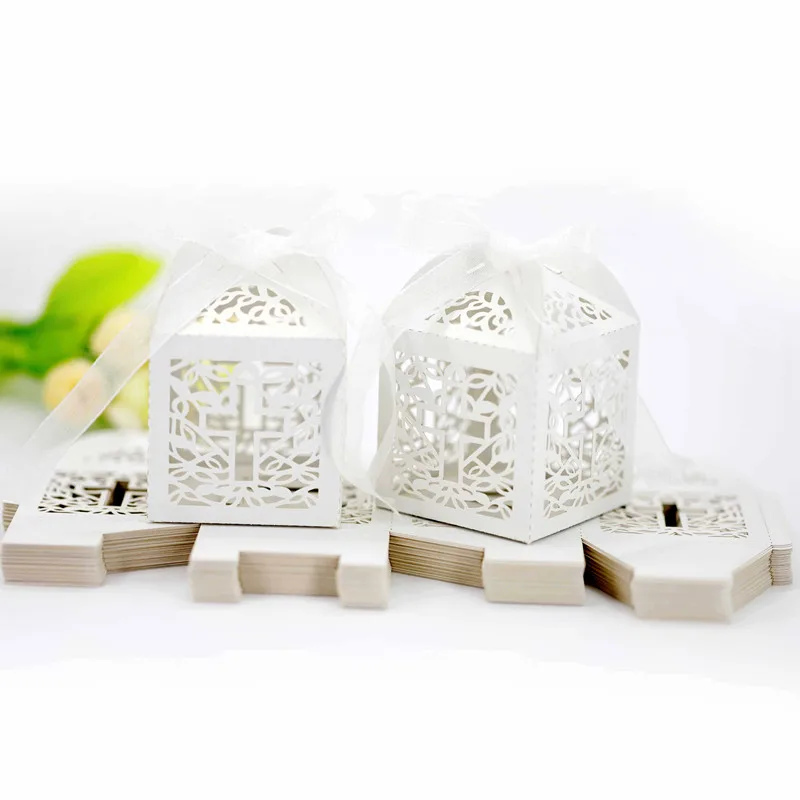 

20pcs Crossing Candy Box Dragee Angel Packaging Gift Box Baby Shower Baptism Birthday First Communion Christening Wedding Decor