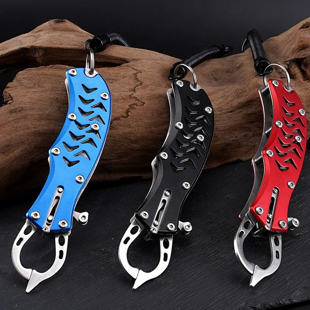 

Aluminum Alloy Luya Pliers for Fish Lost Rope Fish Gripper Fish Controller Outdoor Fishing Tools for Sea Fishing