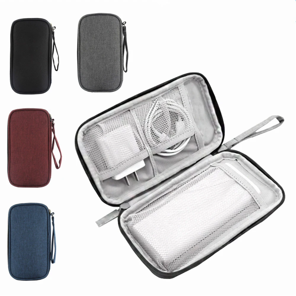 

Digital Storage Bag Data Cable Organizer Charging Treasure Bag Mobile Power Mobile Phone Headset Outdoor Travel Kit Case Pouch