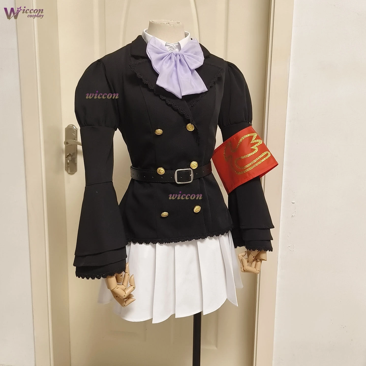 Фото Костюм для косплея Umineko no Naku Koro ni Ange Ushiromiya, игровой аниме-костюм, наряд для Хэллоуина, карнавала, ролевых игр, полный комплект, высокое качество №4