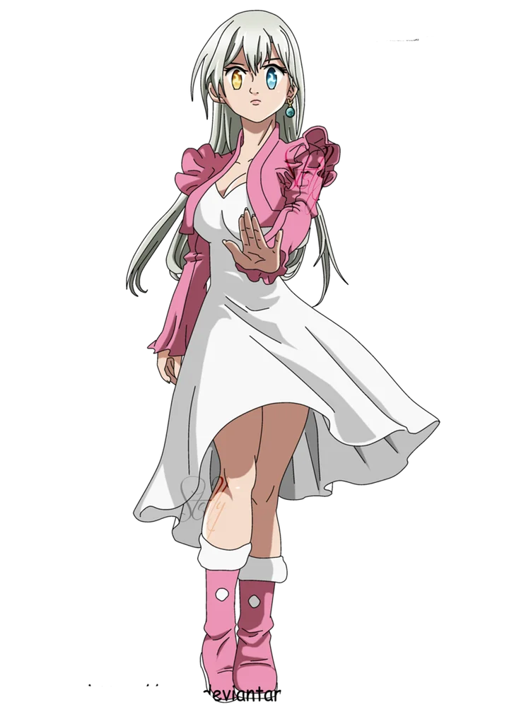 

Элизабет лионы 7 смертных грехов Cute v3 водостойкая аниме наклейка на машину 3, 6, 8, 3 размера на выбор.