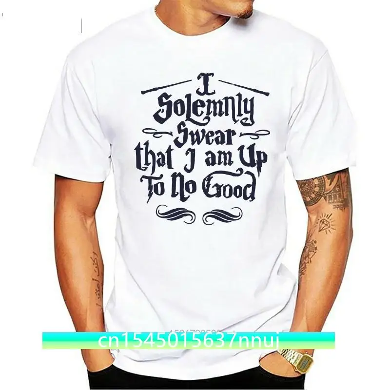 

2019 Summer Fashion Men T-shirt I Solemnly Swear To No Good Potter That I Am Up T Shirt Tshirt Mens Womens Gift