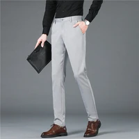 mens pants nine point small trousers solid color slim suit casual business fashion spring and summer the price of sale new