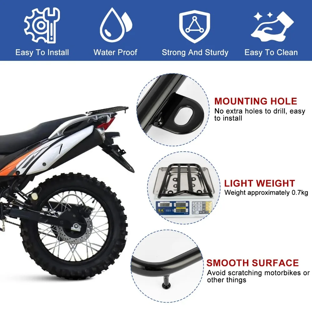 Для Honda Hawk 250 DLX мотоциклетная задняя стойка для багажа стеллаж хранения детали