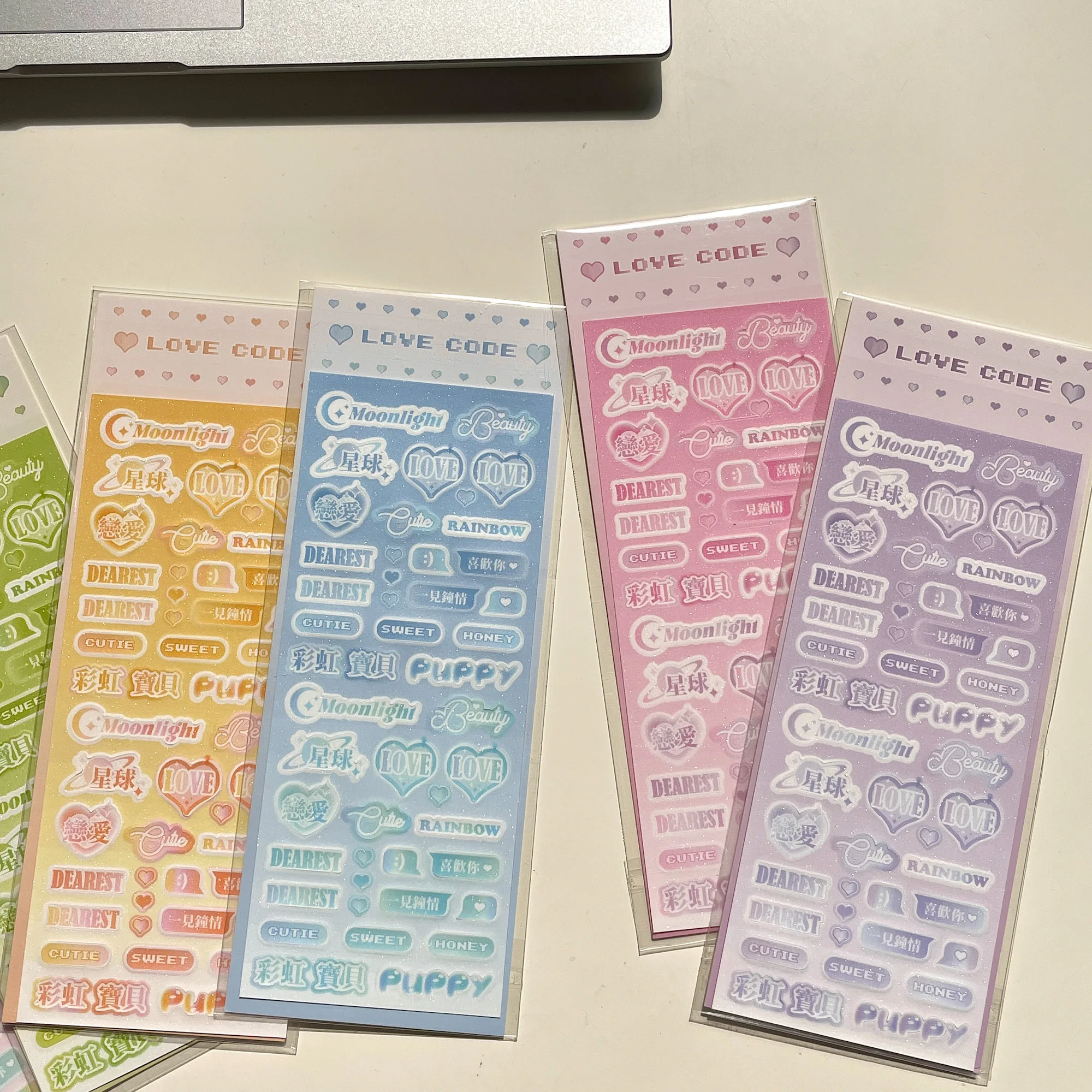 

Лидер продаж, декоративные наклейки MINKYS 2 шт./лот для фотографий «сделай сам» с милыми надписями, декоративные наклейки для ноутбука, школьн...