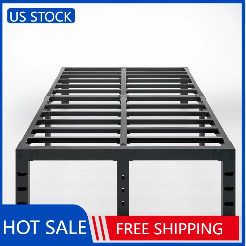 

Vengarus 14-дюймовая металлическая платформа для кровати-Рама для кровати большого размера, стальная подставка для планок, основание для матраса