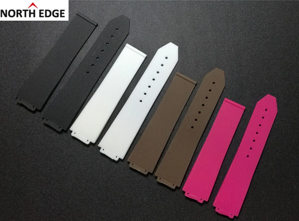 

Warchband for Hublot female women rubber strap waterproof silicone watch accessories 15*21mm wrist belt band 18mm buckle