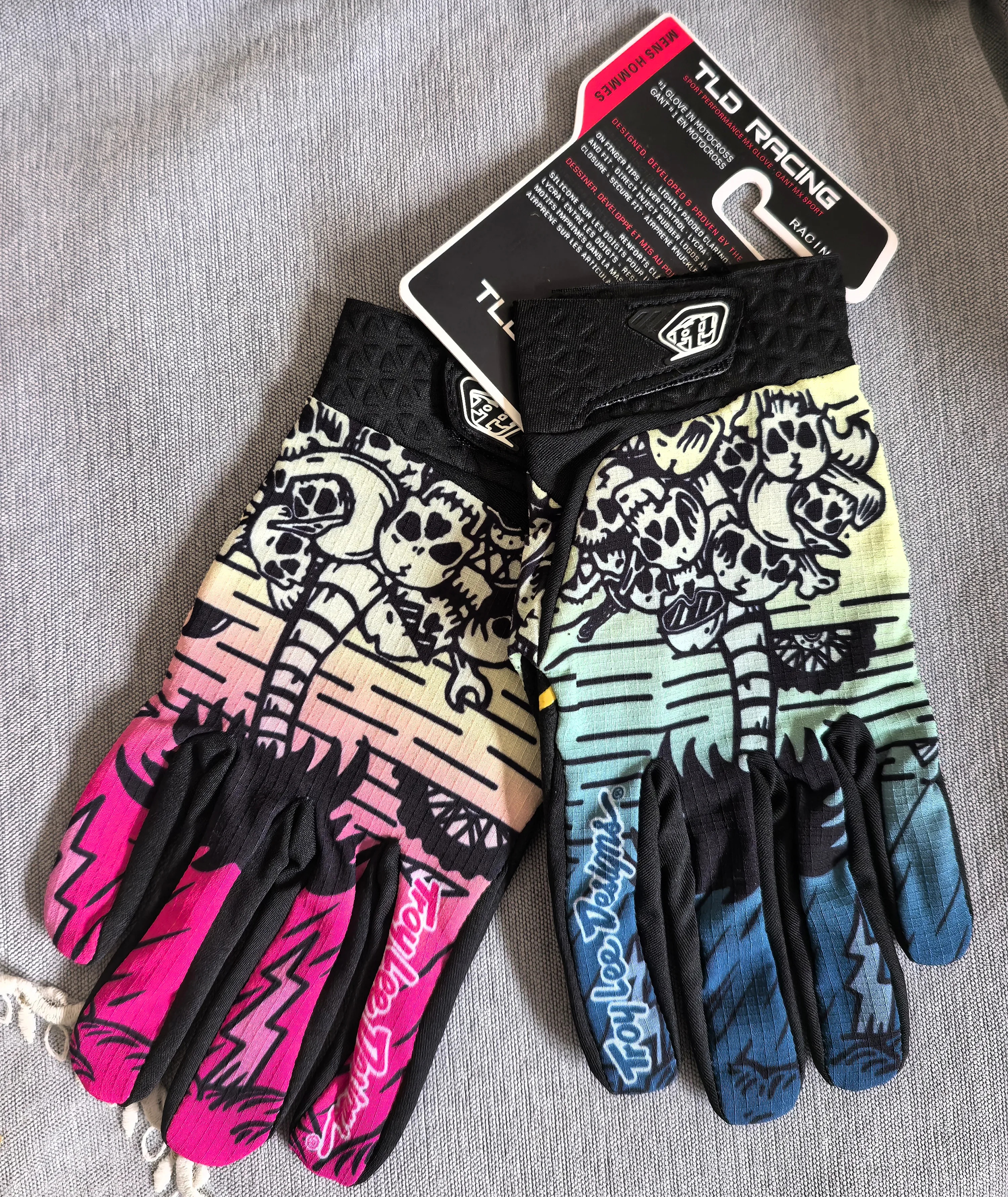 

Мотоциклетные Гоночные Перчатки TLD 2025.5 Для Бездорожья, Квадроциклов И Мотокросса, Водонепроницаемые, Из Полиэстера И Нейл...