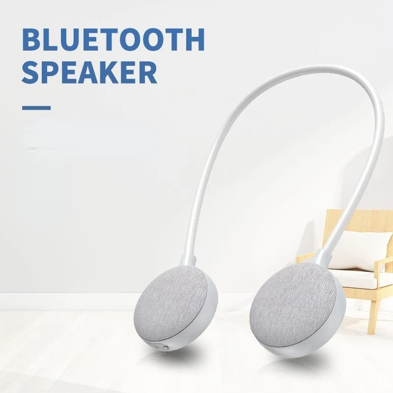 

Новинка 2022, подвесной шейный Bluetooth-динамик, портативный спортивный беспроводной маленький стерео музыкальный волшебный кольцо, водонепрон...
