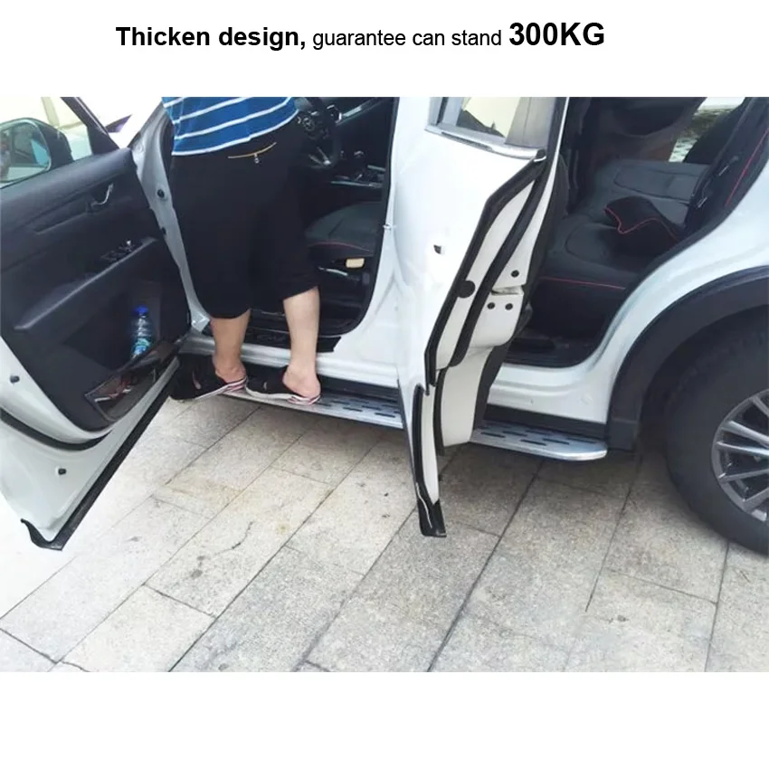 Боковые ступени в стиле BM для Mazda CX-8 2019 2020 2021 2022 2023 2024 2025 утолщенная конструкция