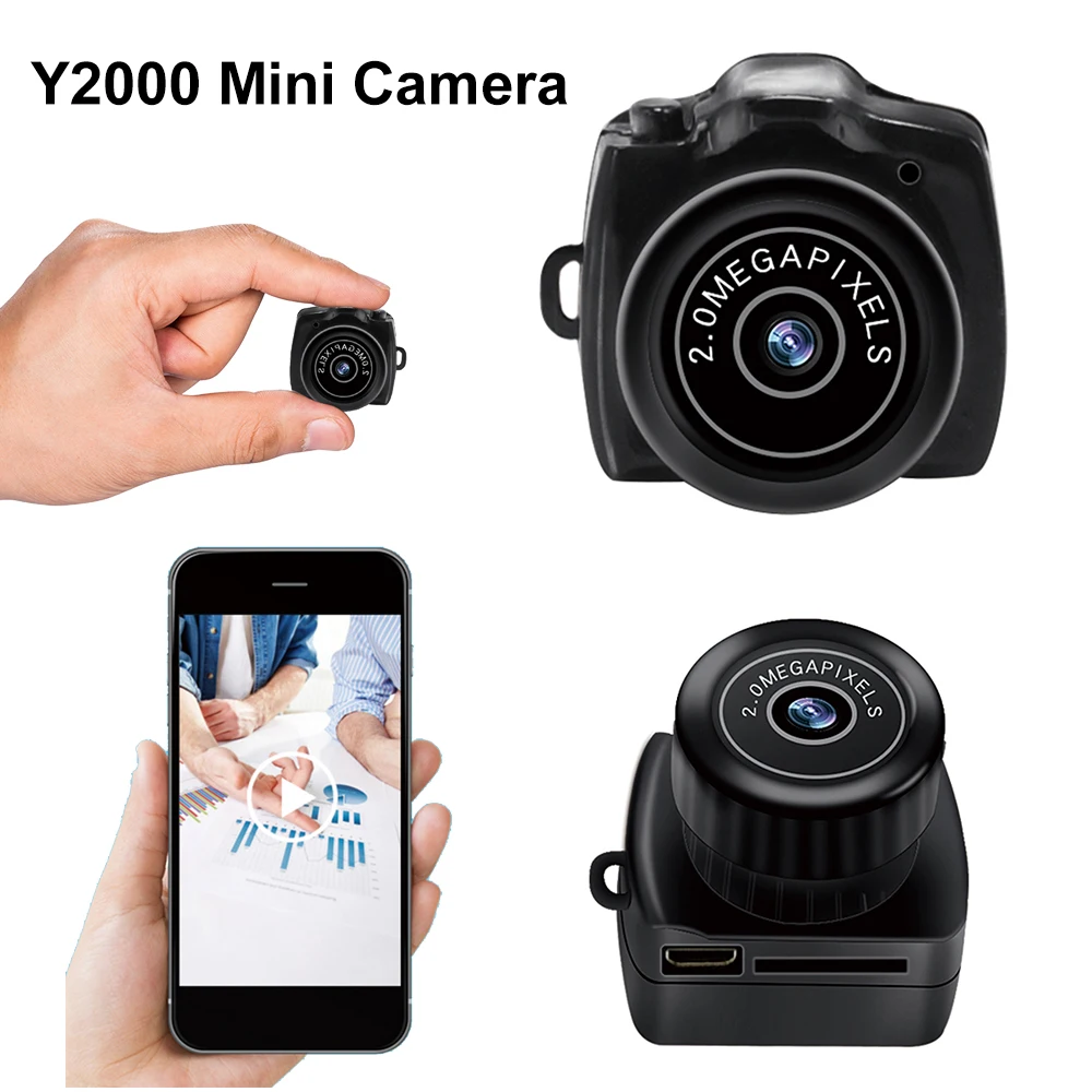 

Y200Mini Camera Portable Micro Camera Webcam Video Voice Recorder Miniature Camcorder Household Security Monitor Device025