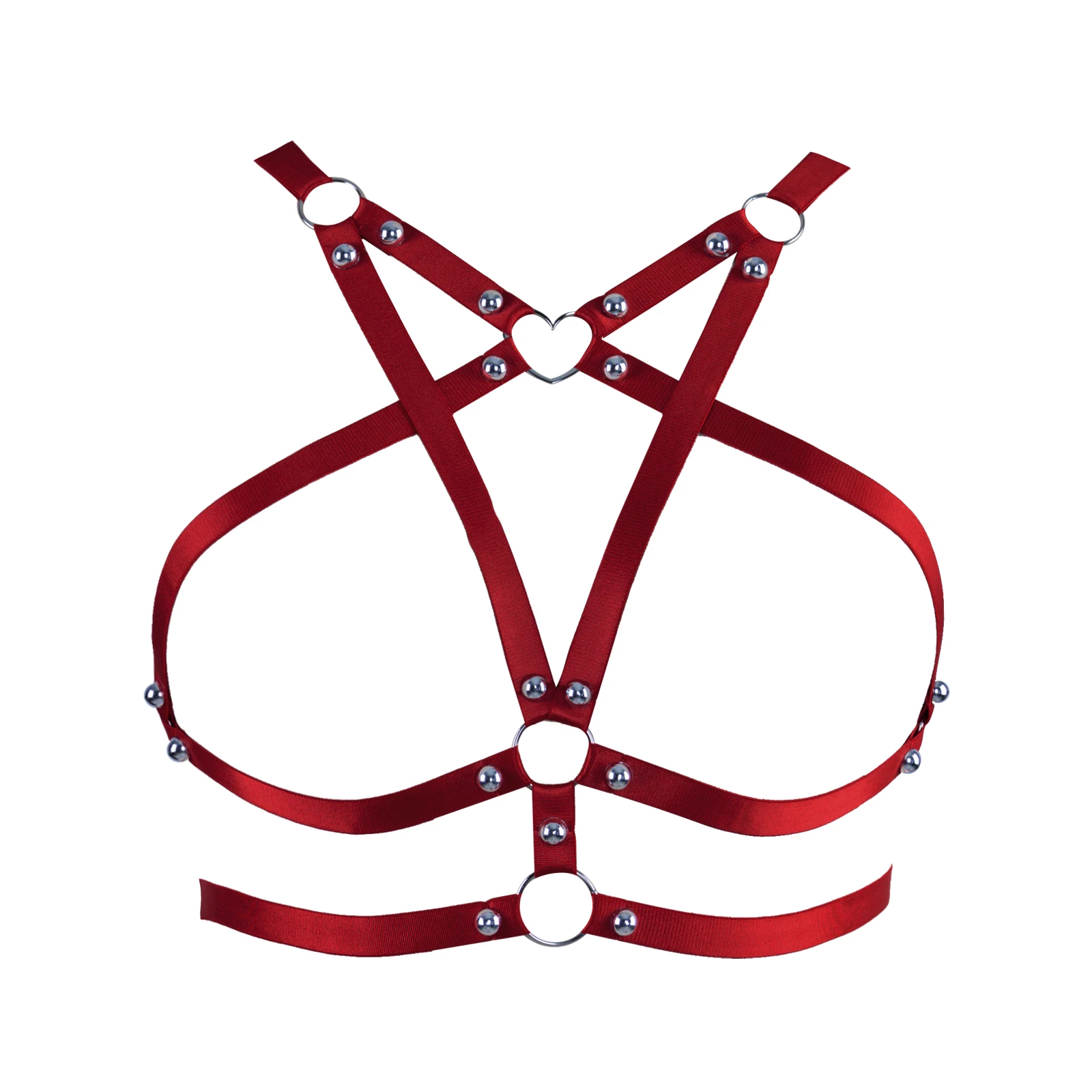 

Goth Underwear Bondage Cupless Bra Clothes Fetish Harness For Women Cheapest Garter Belt Erotic Accessories Festival Rave