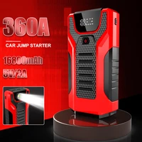 16800mah car battery jump starter portable 1000a peak with dual usb emergency flashlight for 12v 6 0l gasoline 12v 4 0l diesel