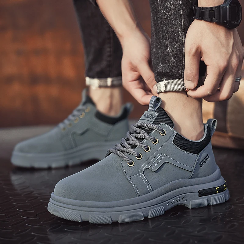 Мужские кроссовки на толстой подошве повседневная обувь для ходьбы