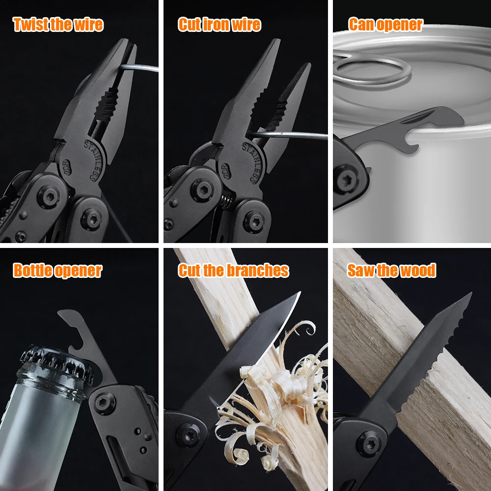 Многофункциональные универсальные диагональные плоскогубцы 24 в 1 оборудование