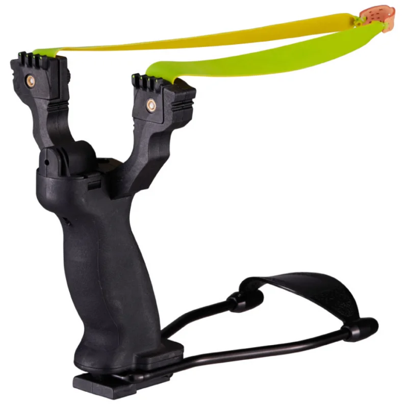 

Powerful Slingshot Catapult Used Flat Rubber Band Precision Laser Aiming Sling Outdoor Hunting Shooting Sport Adults Competition