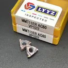 Твердосплавная вставка для токарного станка с ЧПУ, MMT11ER AG60, VP15TFUS735UE6020, лезвие с резьбой