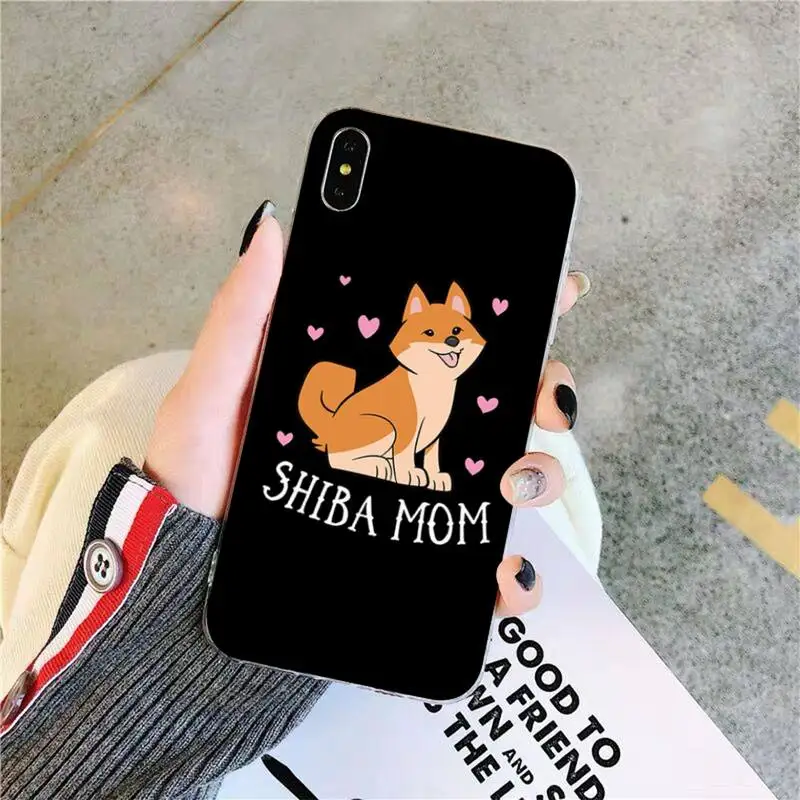 TOPLBPCS чехол для телефона с милыми мультяшными животными Сиба-ину iPhone 11 12 13 mini pro XS MAX