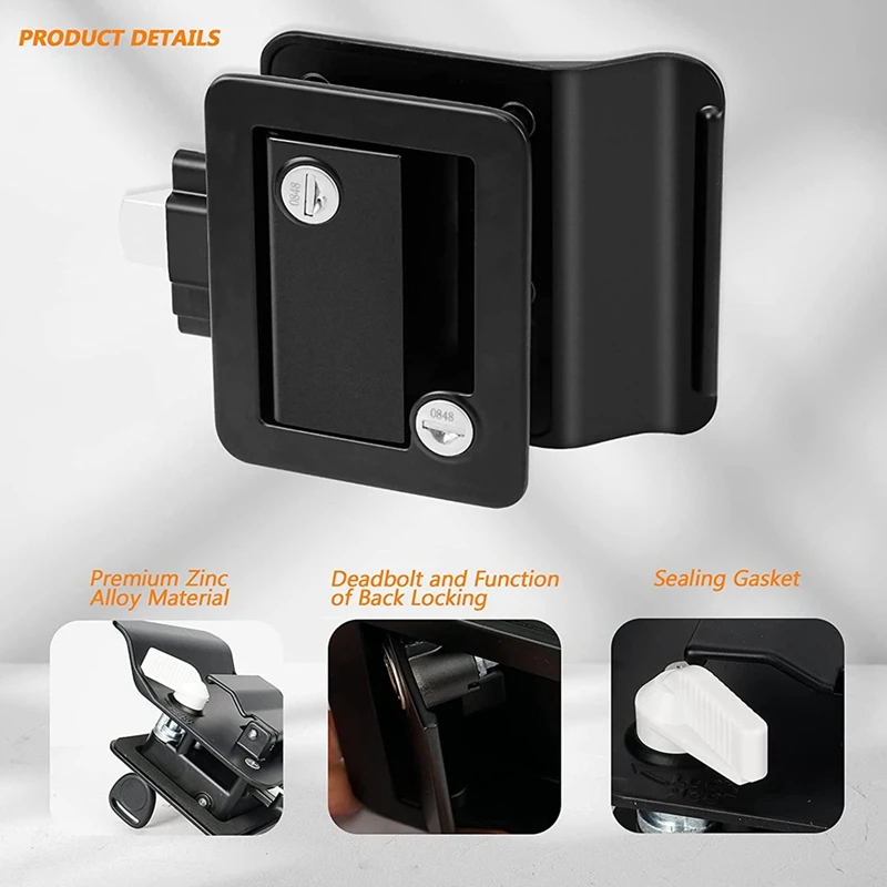 Замок для входной двери трейлера замок защелка дома на колесах с лопастным