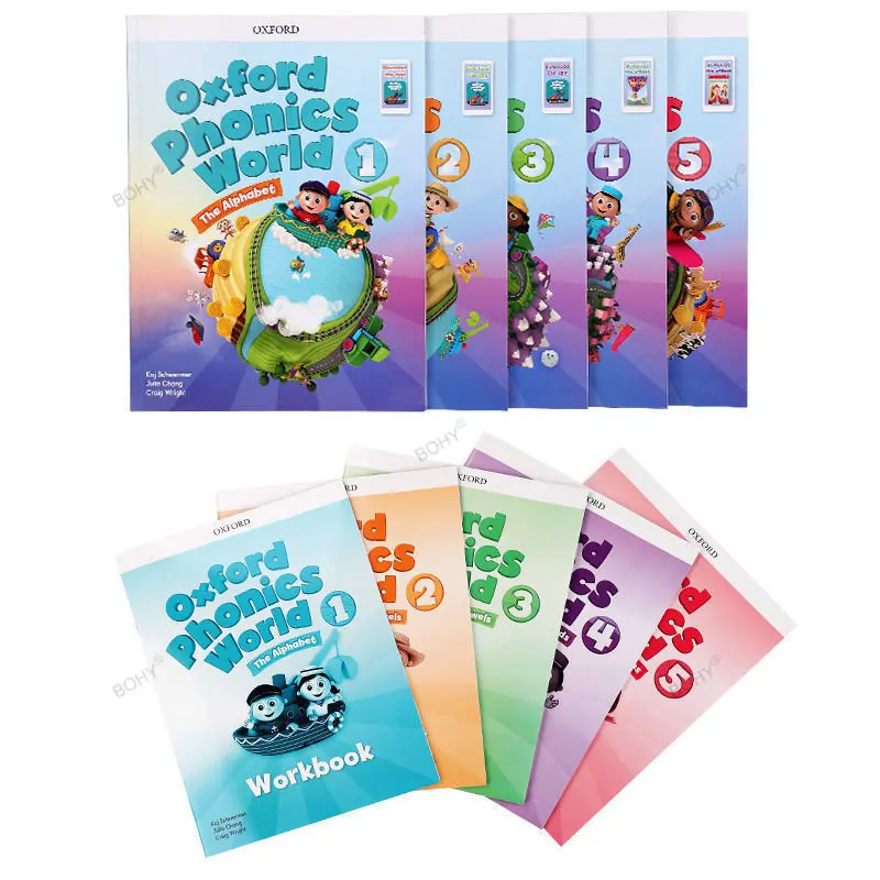 

Oxford Phonics World Complete Set of 10 Textbooks for Levels 1-5 Book
