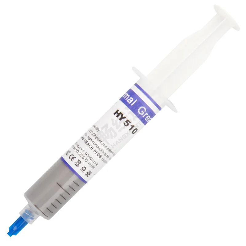 

30g HY510 HY610 HY710 Thermal Conductive Silicone Grease Syringe Paste Plaster Heatsink For LED CPU GPU Cooling MIHS