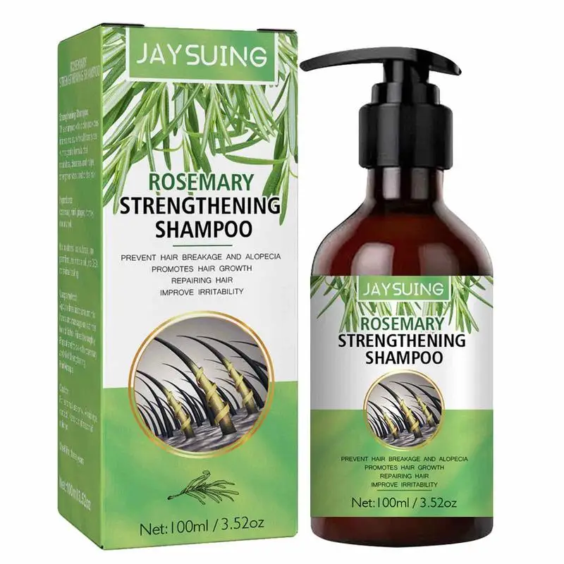 

Refreshing Oil Control Shampoo Itchy Scalp Shampoo Natural Rosemary Purifying Shampoo Anti Frizz Hair Deep Cleaning 100ml