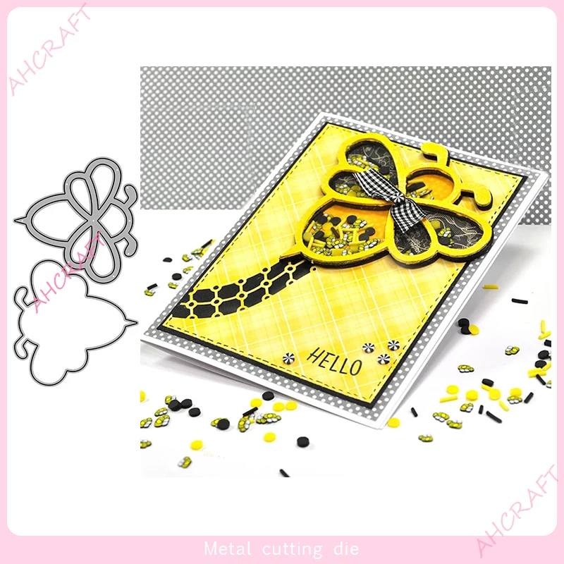 Металлические Вырубные штампы Bee Border для сделай сам скрапбукинг фотоальбом