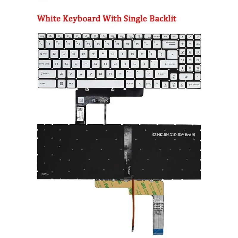 Новая клавиатура для ноутбука MSI Katana gf66 11ud gf76 gl76 gl66 Z16 MS-1582/Ible/MS-1583 MS-17L1 MS-17L2