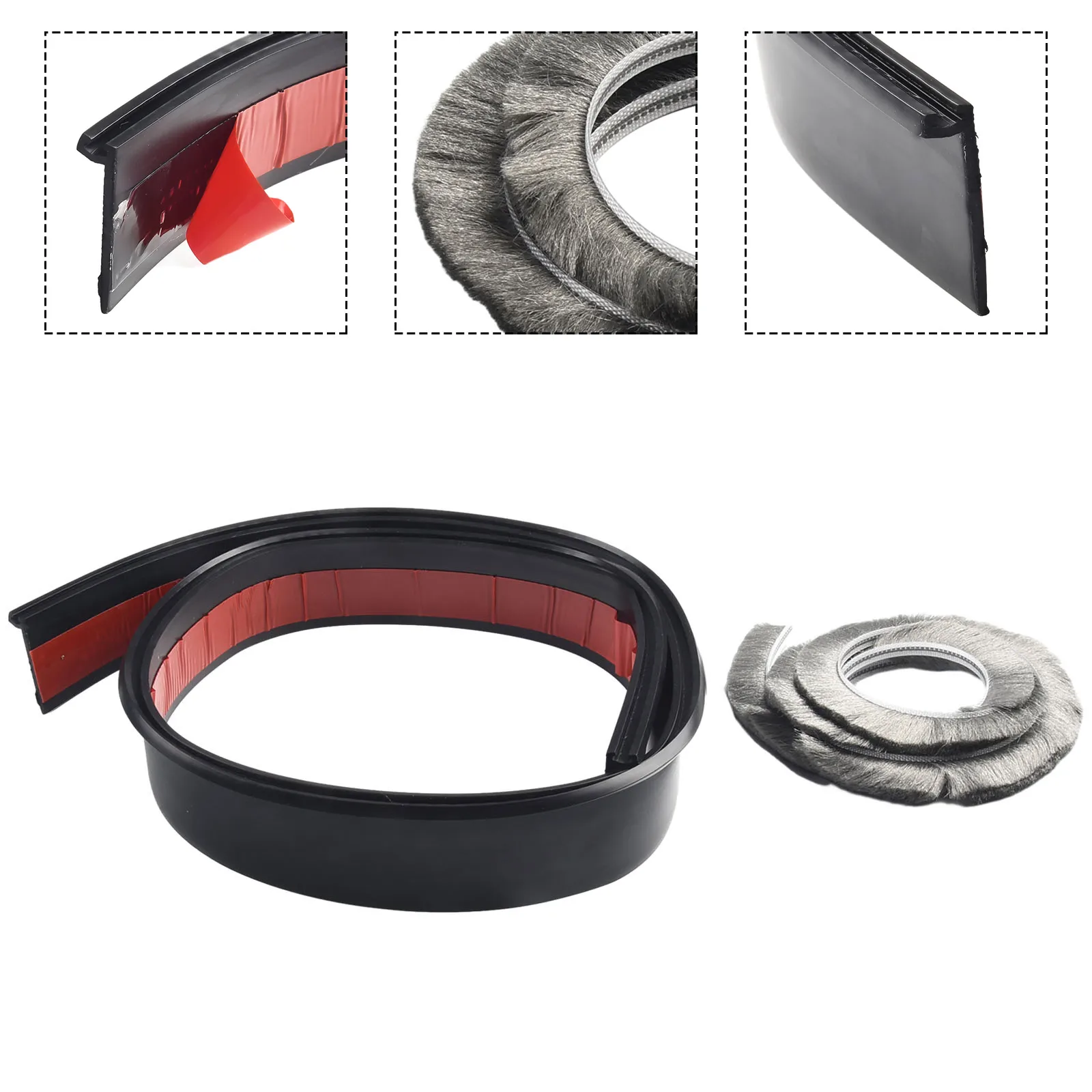 Уплотнительная лента для нижней части двери щетка остановки домашняя резиновая 5
