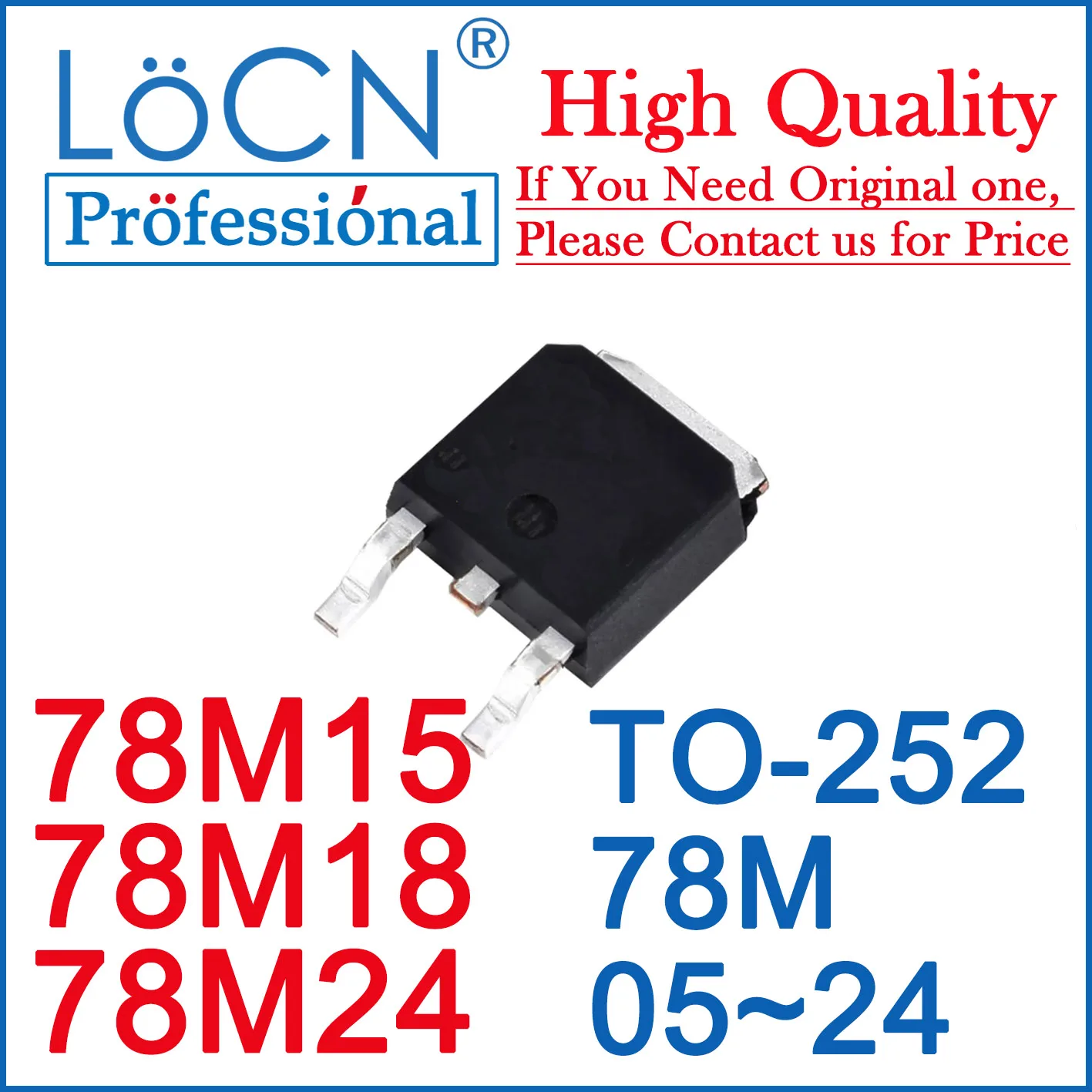 LoCN 100 шт. 78M05 06 08 09 10 12 15 18 24 78M15 78M18 78M24 TO252 DPAK Mosfets SOT252 китайский новый высококачественный большой ток