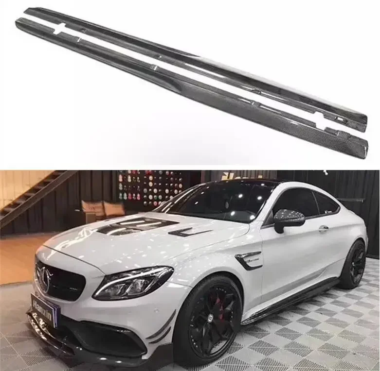 Для Mercedes-Benz C Class W205 C205 2/4 дверь седан купе 2015-2021 комплект боковых удлинителей