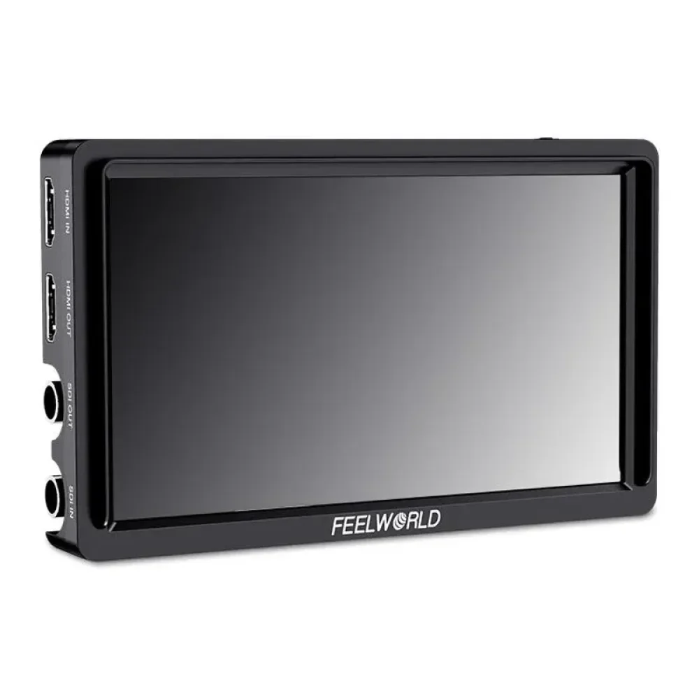Фото FEELWORLD FW568S 6 дюймов 3G-SDI 4K HDMI-монитор LUT F970 Внешнее питание от постоянного тока 8 В 1920x1080 450 нит IPS 3D №1