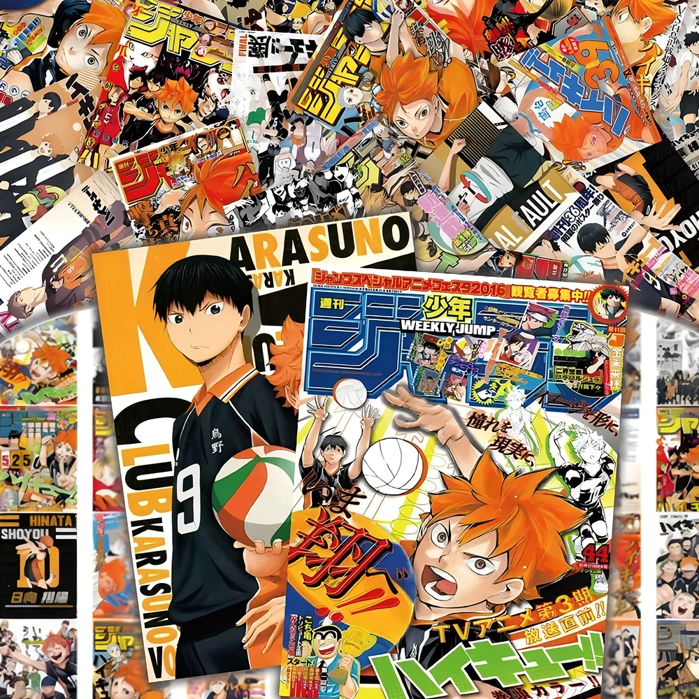Стикеры в стиле Аниме Haikyuu крутые плакаты наклейки для детских игрушек сделай сам