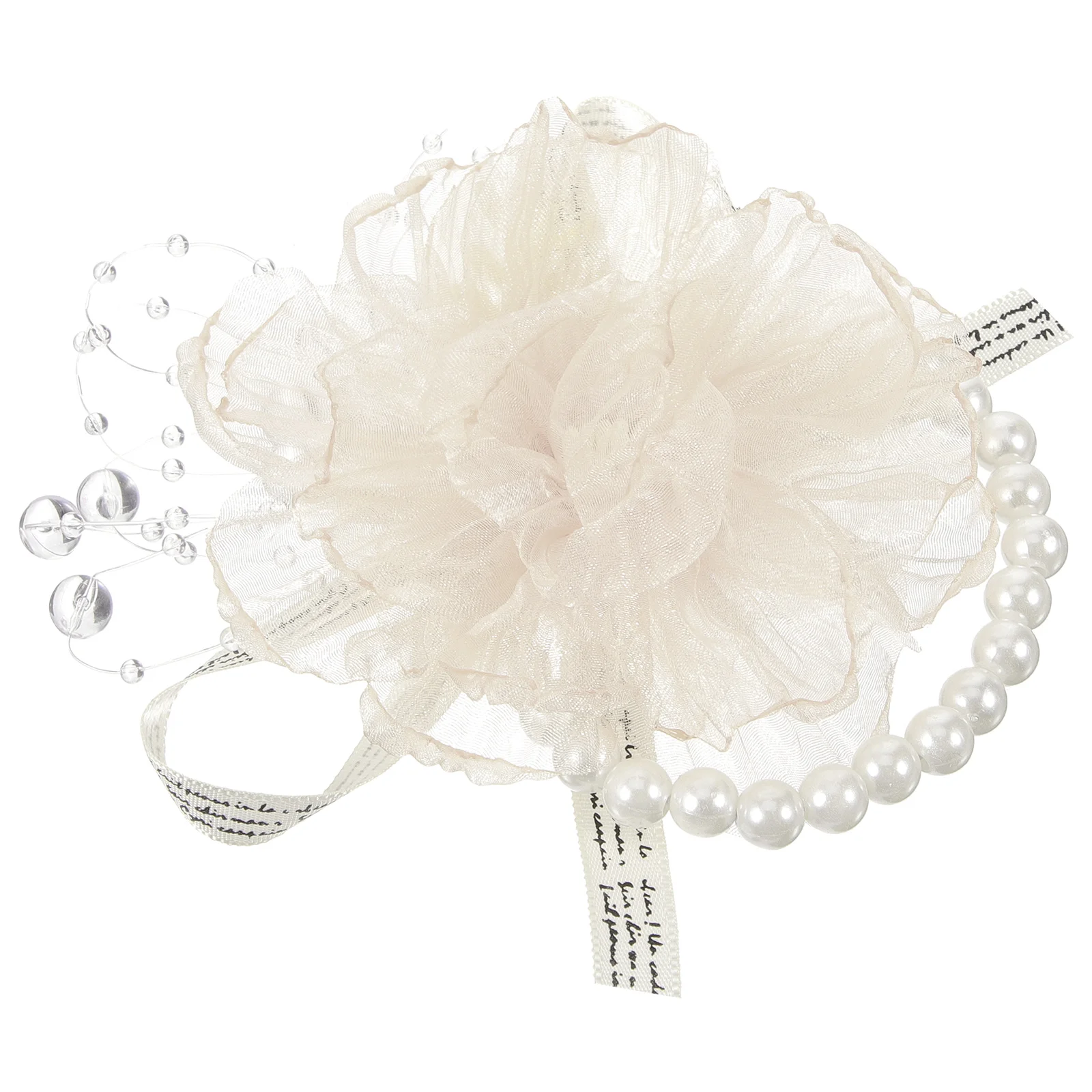

Accessories Wrist Corsage Bands Bridal Hand Flower Wedding Bridesmaid Prom Pearl Bracelets Bridegroom