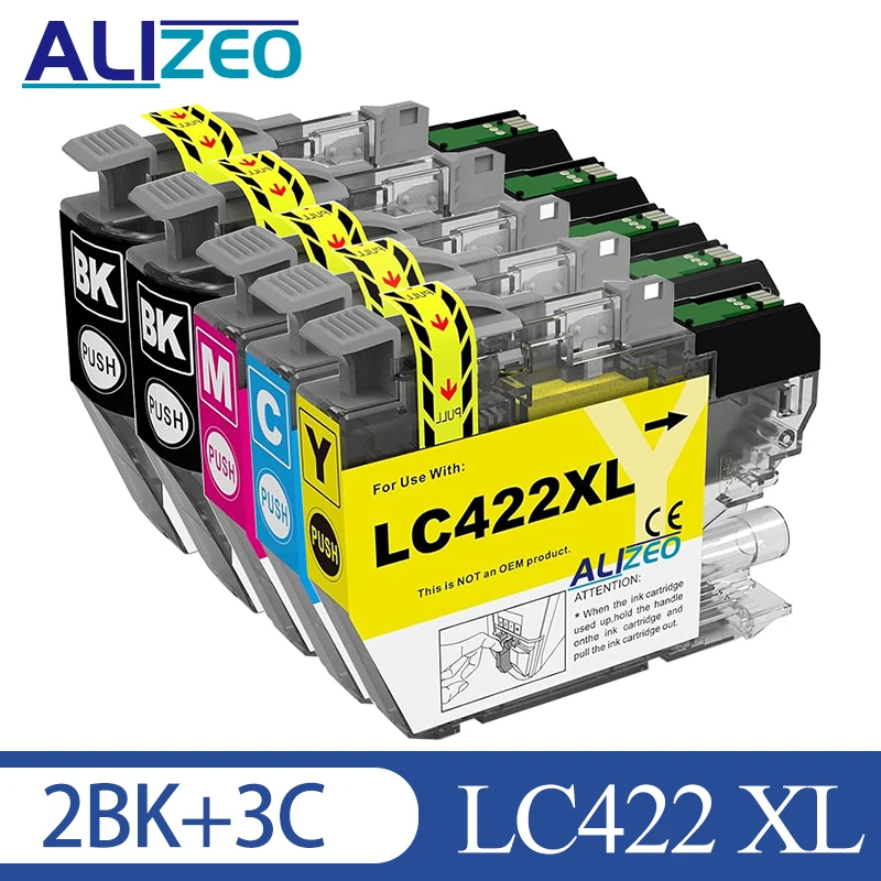 Чернильный картридж LC422 XL LC422XL, совместимый с принтерами Brother MFC-J5340DW, MFC-J5345DW, MFC-J5740DW, MFC-J6540DW, 6940DW (art.: 3920dbface896) - 3920dbface896