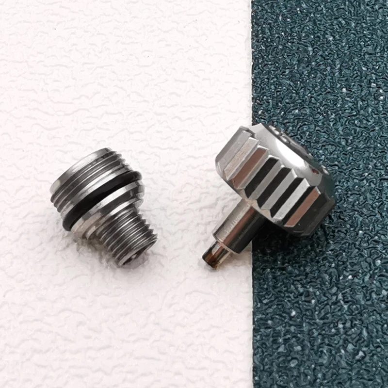 Top 904L Steel Watch Crown For Submariner 116610 Fit 3135 Movement Aftermarket Watch Repair Replacement