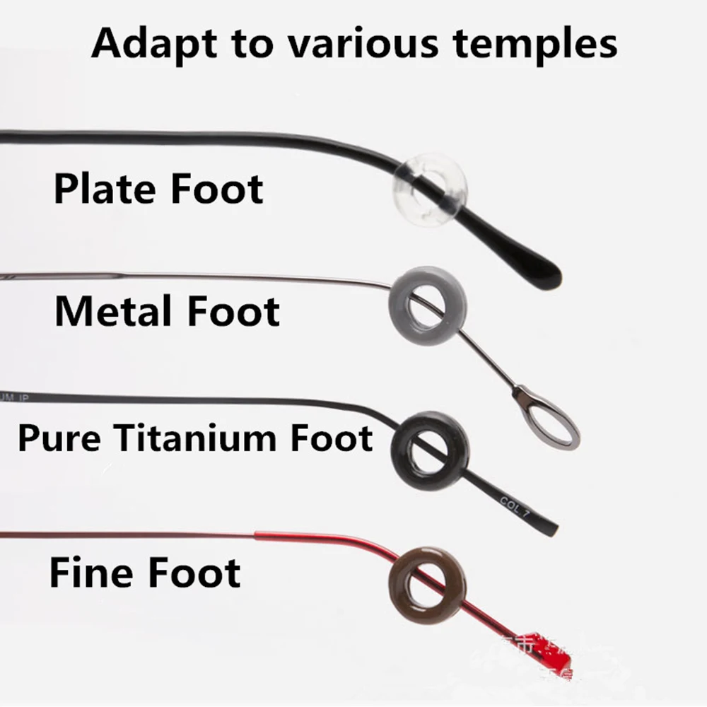 Нескользящий Чехол для очков Круглый Силиконовый водонепроницаемый