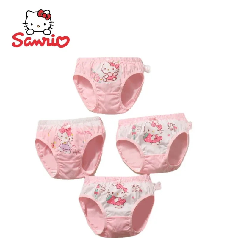 

hellokitt anime cartoon underwear children girls triangle underwear pure cotton flat angle flat angle does not clip fart wholesa