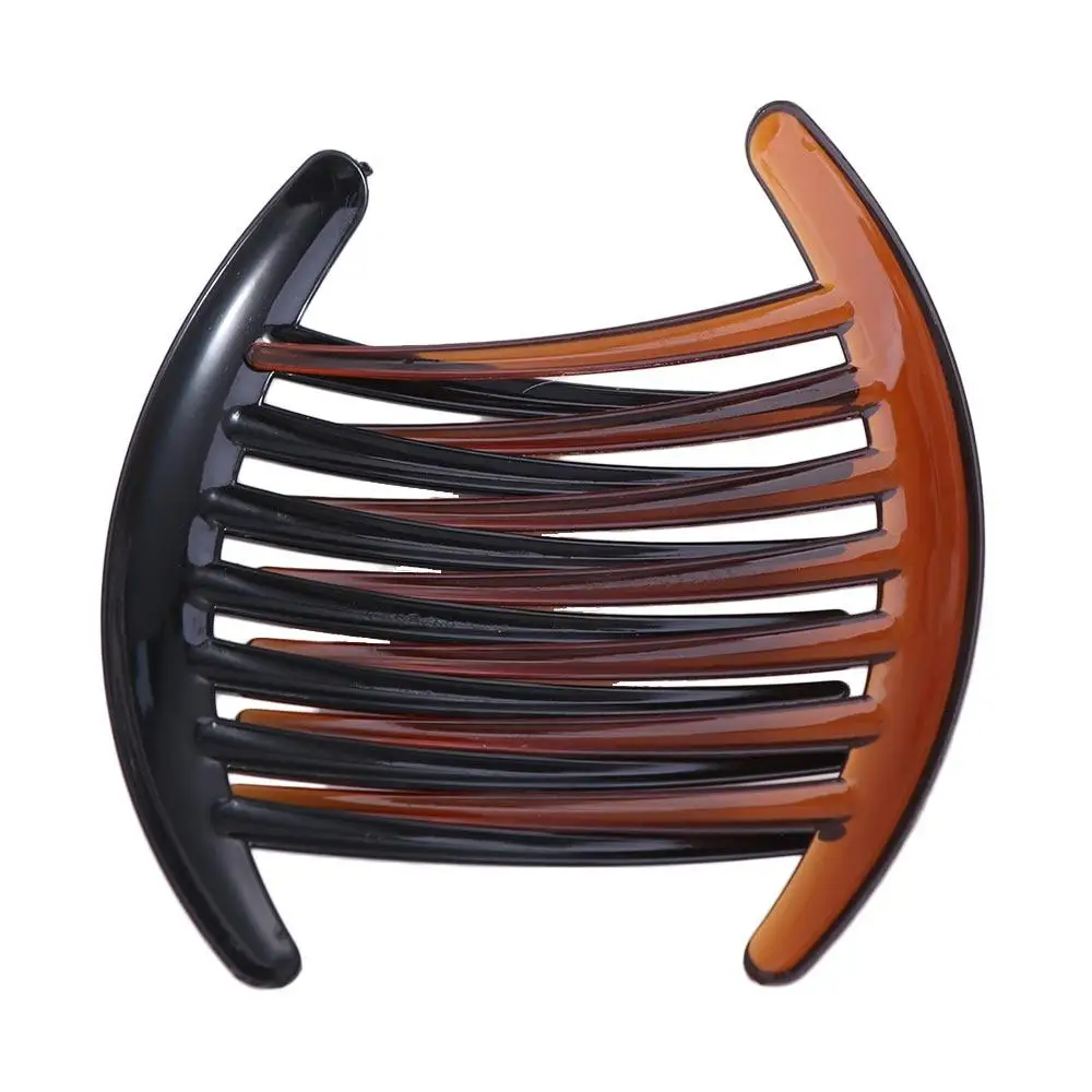 Расческа для волос с начесом объемный хвост заколки вставки 7 зубцами заколка